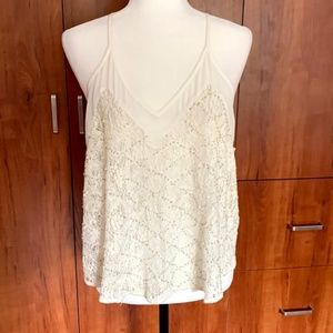 Beaded Racerback Camisole Top